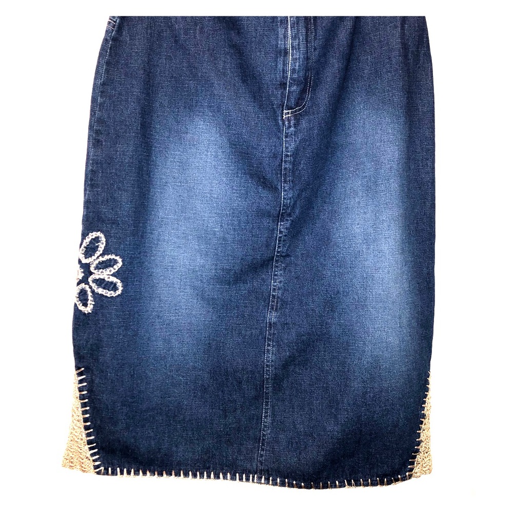 Ladies Jean Skirt